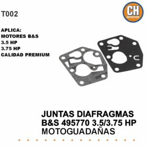 Juego de juntas B&S 495770 clasico 3,5 HP