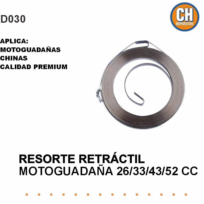RESORTE RETRACTIL 33/43/52/4605 DESMALEZADORA