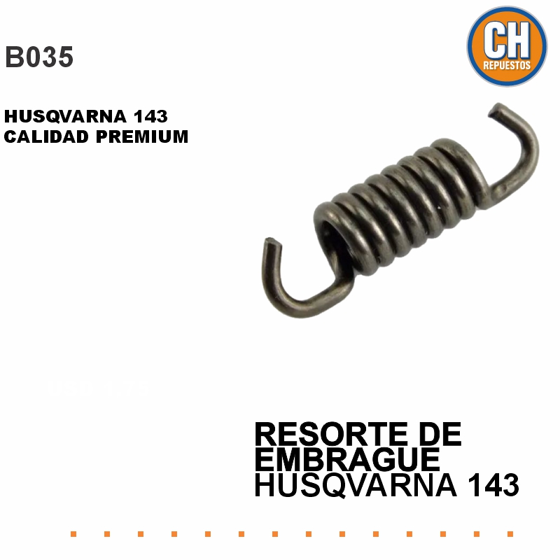 RESORTE DE EMBRAGUE HUSQ 143