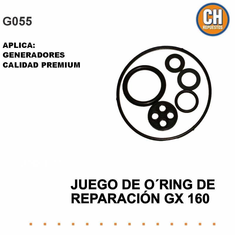 Juego de O´ring de reparación GX 160