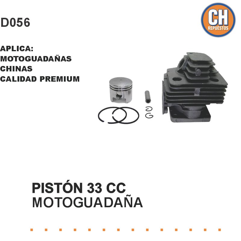 KIT CILINDRO COMPLETO 33 CC DESMALEZADORA