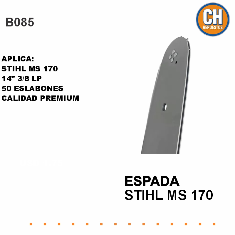 ESPADA 14" 50 3/8 LP 50 E - STIHL MS 170