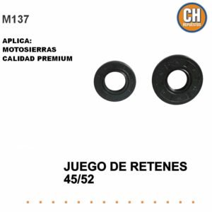 Juego de retenes Motosierra 45/50cc