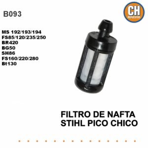 FILTRO DE NAFTA PICO CHICO MS 192/193/194/FS85/120/235/250/BR420/BG507SH86/FS160/220/280/BT130
